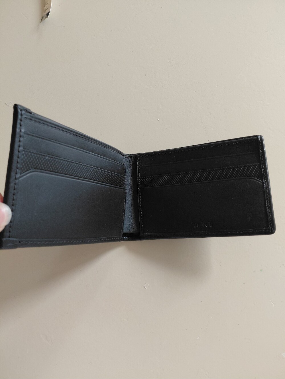 TUMI BLACK WALLET BIFOLD - Picture 3 of 13